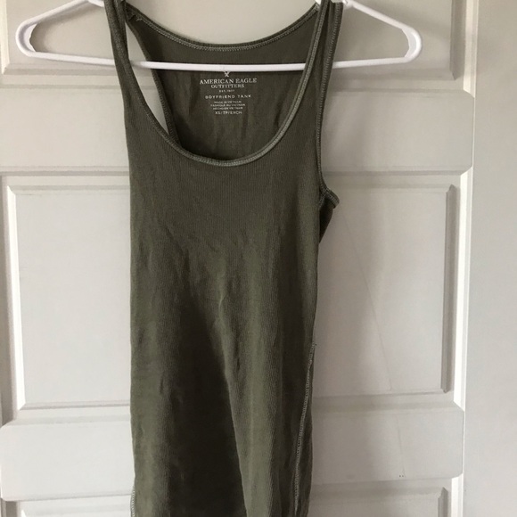 American eagle olive green boyfriend tank - Picture 1 of 1